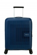 American Tourister Aerostep 55cm - Kabinekuffert Ekspanderbar Navy Blue