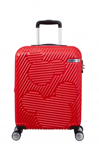 American Tourister Mickey Clouds 55cm - Kabinekuffert Ekspanderbar Classic Red