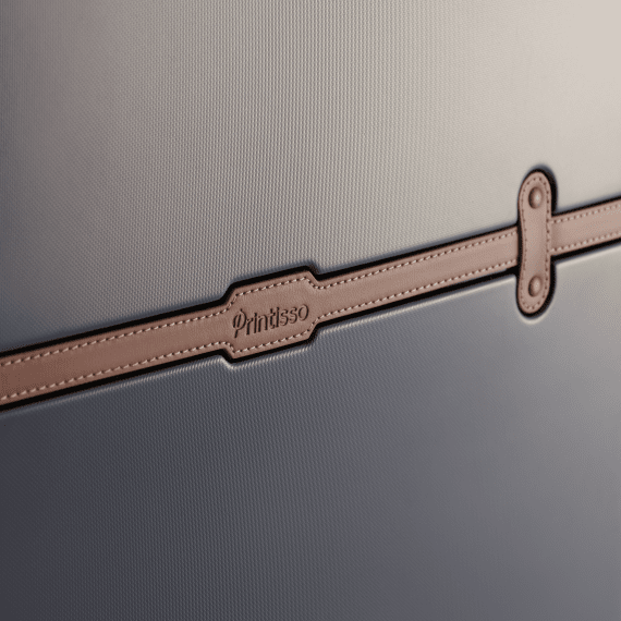 Kufferter Printisso Portofino - Sæt af 3 Vintage Black