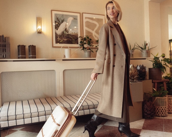 Kabinekuffert Printisso Portofino - Antique White