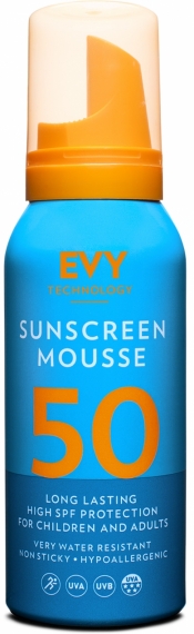 Solskydd Mousse SPF 50 - EVY Technology