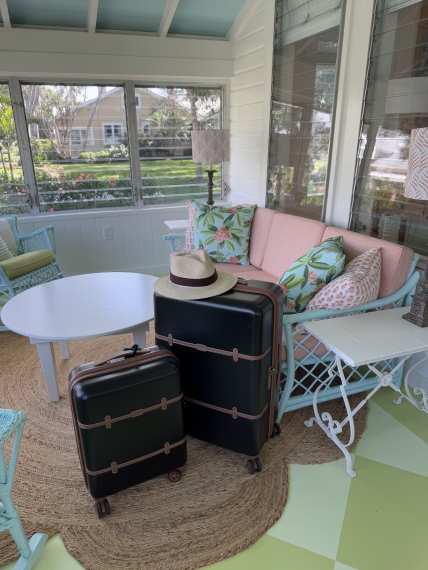 Kufferter Printisso Portofino - Sæt af 3 Vintage Black