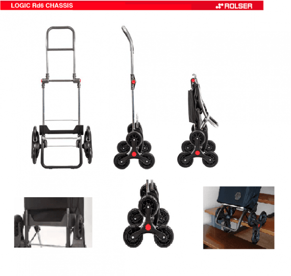 Rolser 6L - Indkøbsvogn Taku Vinrød