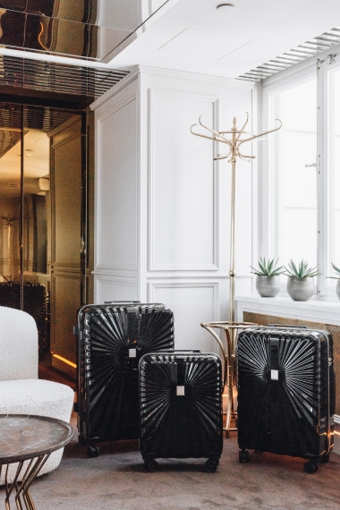 Kuffert Printisso Starlight - Mellem Rich Black