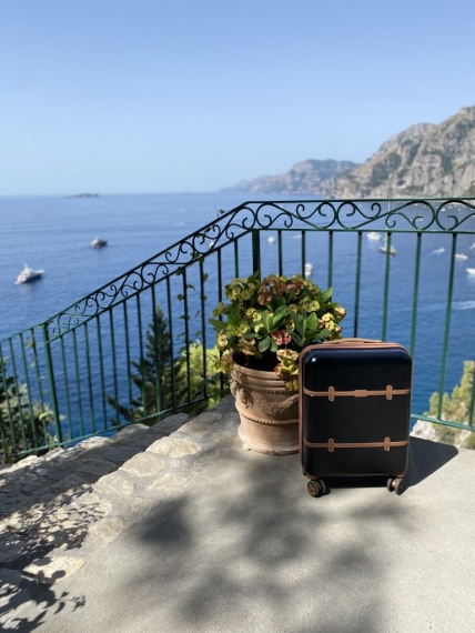 Kufferter Printisso Portofino - Sæt af 3 Vintage Black