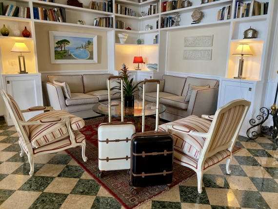 Kabinekuffert Printisso Portofino - Antique White