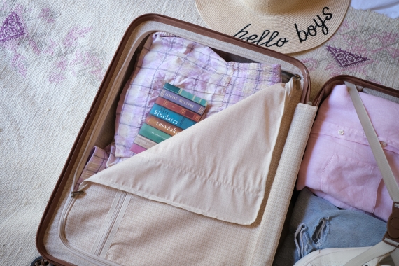 Kufferter Printisso Portofino - Sæt af 3 Vintage Black